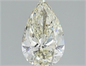 Natural Diamond 1.50 Carats, Pear with  Cut, J Color, SI2 Clarity and Certified by IGI