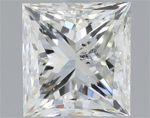 Foto Diamante Natural 1.50 quilates, Princesa , Color I, claridad SI2 y certificado IGI de