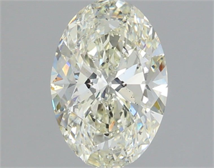 Foto Diamante Natural 1.50 quilates, Ovalado , Color J, claridad SI1 y certificado IGI de