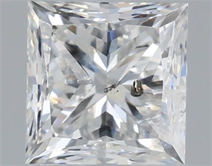 Picture of Natural Diamond 1.50 Carats, Princess with  Cut, F Color, I1 Clarity and Certified by IGI
