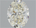 Natural Diamond 1.50 Carats, Oval with  Cut, J Color, SI1 Clarity and Certified by IGI