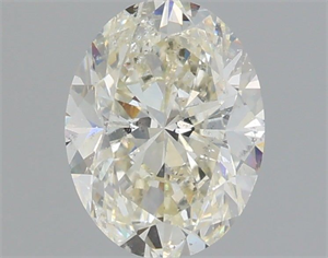 Picture of Natural Diamond 1.50 Carats, Oval with  Cut, J Color, SI1 Clarity and Certified by IGI
