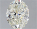 Natural Diamond 1.50 Carats, Oval with  Cut, I Color, SI2 Clarity and Certified by IGI