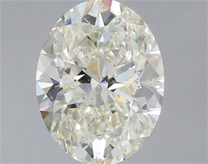 Picture of Natural Diamond 1.50 Carats, Oval with  Cut, I Color, SI2 Clarity and Certified by IGI