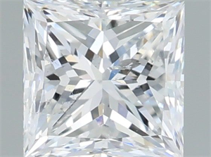 Picture of Natural Diamond 1.51 Carats, Princess with  Cut, F Color, SI2 Clarity and Certified by IGI