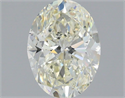 Natural Diamond 2.00 Carats, Oval with  Cut, J Color, SI1 Clarity and Certified by IGI