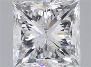 Foto Diamante Natural 2.01 quilates, Princesa , Color F, claridad SI2 y certificado IGI de