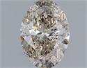 Diamante Natural 1.00 quilates, Ovalado , Color J, claridad SI2 y certificado IGI