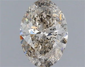 Foto Diamante Natural 1.00 quilates, Ovalado , Color J, claridad SI2 y certificado IGI de