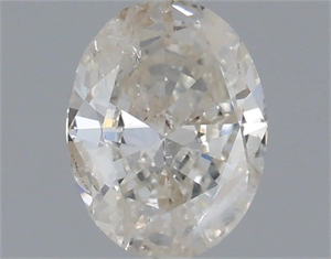Picture of Natural Diamond 0.72 Carats, Oval with  Cut, I Color, I1 Clarity and Certified by IGI