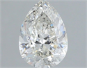 Diamante Natural 0.90 quilates, De pera , Color H, claridad SI2 y certificado IGI