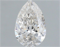 Natural Diamond 0.91 Carats, Pear with  Cut, H Color, SI2 Clarity and Certified by IGI