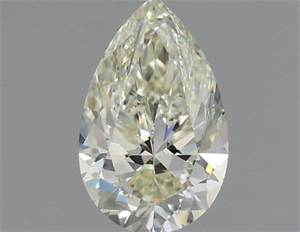 Picture of Natural Diamond 1.00 Carats, Pear with  Cut, K Color, VS2 Clarity and Certified by IGI