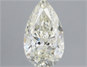 Diamante Natural 1.00 quilates, De pera , Color J, claridad SI1 y certificado IGI
