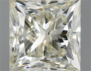 Picture of Natural Diamond 1.17 Carats, Princess with  Cut, L Color, VS2 Clarity and Certified by IGI