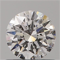 Natural Diamond 0.59 Carats, Round with Excellent Cut, F Color, SI2 Clarity and Certified by GIA