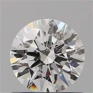 Foto Diamante Natural 0.62 quilates, Redondo , Color H, claridad I1 y certificado GIA de