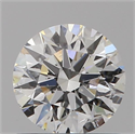 Natural Diamond 0.70 Carats, Round with Excellent Cut, E Color, I1 Clarity and Certified by GIA