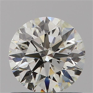 Picture of Natural Diamond 0.70 Carats, Round with Excellent Cut, J Color, VS2 Clarity and Certified by GIA