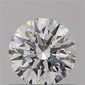 Picture of Natural Diamond 0.52 Carats, Round with Excellent Cut, F Color, VS2 Clarity and Certified by GIA