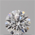 Natural Diamond 0.40 Carats, Round with Excellent Cut, D Color, SI1 Clarity and Certified by GIA