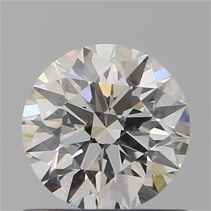 Picture of Natural Diamond 0.63 Carats, Round with Excellent Cut, H Color, SI1 Clarity and Certified by GIA