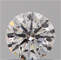 Diamante Natural 0.65 quilates, Redondo , Color D, claridad VVS1 y certificado GIA