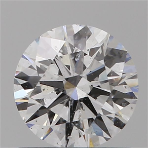 Picture of Natural Diamond 0.70 Carats, Round with Excellent Cut, D Color, I1 Clarity and Certified by GIA