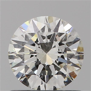 Picture of Natural Diamond 0.70 Carats, Round with Excellent Cut, I Color, SI1 Clarity and Certified by GIA