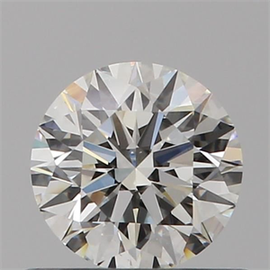 Picture of Natural Diamond 0.51 Carats, Round with Excellent Cut, F Color, VS2 Clarity and Certified by GIA