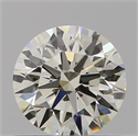Natural Diamond 0.57 Carats, Round with Excellent Cut, N Color, VS1 Clarity and Certified by GIA