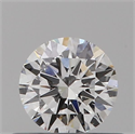 Natural Diamond 0.40 Carats, Round with Very Good Cut, D Color, SI1 Clarity and Certified by GIA