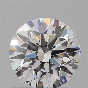 Picture of Natural Diamond 0.56 Carats, Round with Excellent Cut, D Color, SI1 Clarity and Certified by GIA