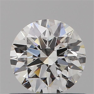 Picture of Natural Diamond 0.53 Carats, Round with Excellent Cut, E Color, VS1 Clarity and Certified by GIA