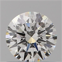 Natural Diamond 0.55 Carats, Round with Excellent Cut, H Color, VS2 Clarity and Certified by GIA