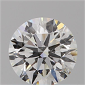 Natural Diamond 0.67 Carats, Round with Excellent Cut, F Color, IF Clarity and Certified by GIA