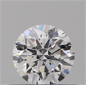 Natural Diamond 0.40 Carats, Round with Very Good Cut, D Color, SI2 Clarity and Certified by GIA