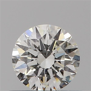 Picture of Natural Diamond 0.42 Carats, Round with Excellent Cut, H Color, VVS2 Clarity and Certified by GIA
