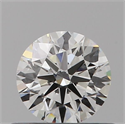 Natural Diamond 0.44 Carats, Round with Excellent Cut, H Color, VVS2 Clarity and Certified by GIA