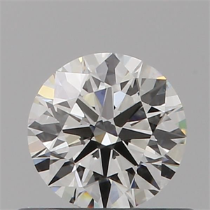 Picture of Natural Diamond 0.44 Carats, Round with Excellent Cut, H Color, VVS2 Clarity and Certified by GIA