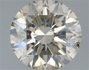 Picture of Natural Diamond 0.70 Carats, Round with Excellent Cut, N Color, SI2 Clarity and Certified by IGI