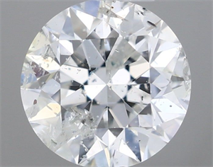 Picture of Natural Diamond 0.50 Carats, Round with Very Good Cut, G Color, I1 Clarity and Certified by IGI