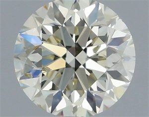 Picture of Natural Diamond 0.50 Carats, Round with Very Good Cut, N Color, SI1 Clarity and Certified by IGI