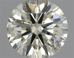 Picture of Natural Diamond 0.40 Carats, Round with Very Good Cut, N Color, SI2 Clarity and Certified by GIA
