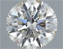 Natural Diamond 0.40 Carats, Round with Very Good Cut, I Color, SI2 Clarity and Certified by IGI