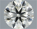 Natural Diamond 0.40 Carats, Round with Very Good Cut, J Color, SI1 Clarity and Certified by IGI