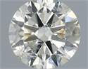 Natural Diamond 0.41 Carats, Round with Excellent Cut, J Color, SI2 Clarity and Certified by IGI