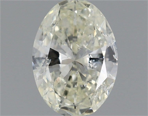 Picture of Natural Diamond 0.70 Carats, Oval with  Cut, L Color, I1 Clarity and Certified by GIA