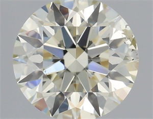 Picture of Natural Diamond 0.51 Carats, Round with Excellent Cut, N Color, SI2 Clarity and Certified by IGI