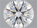 Natural Diamond 0.53 Carats, Round with Excellent Cut, E Color, VS2 Clarity and Certified by IGI
